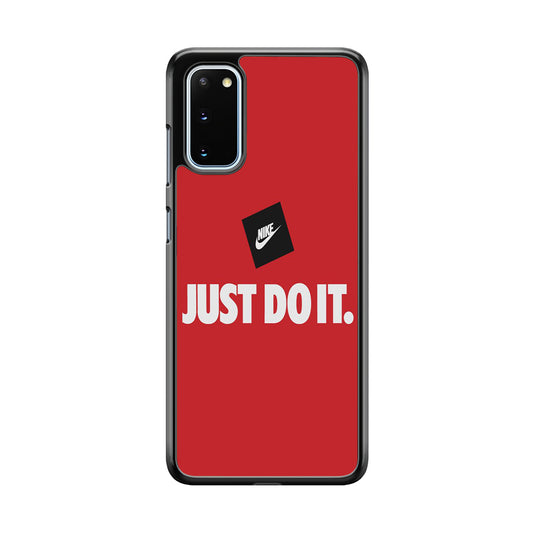 Nike Just do It Candy Red Samsung Galaxy S20 Case