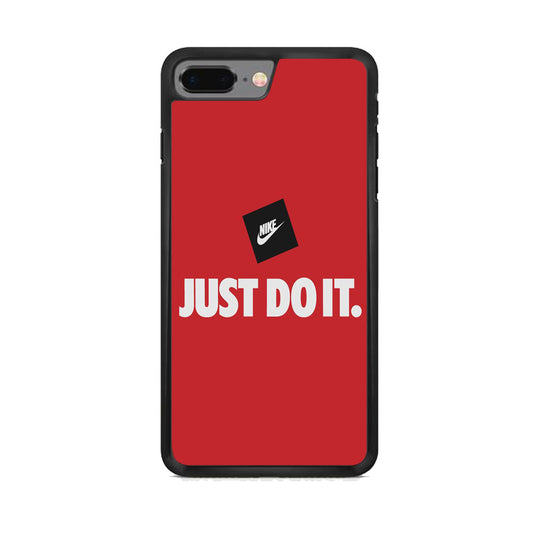 Nike Just do It Candy Red iPhone 7 Plus Case