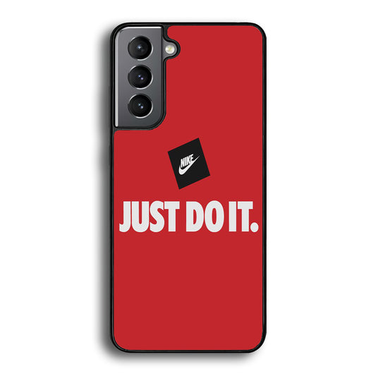 Nike Just do It Candy Red Samsung Galaxy S21 Plus Case