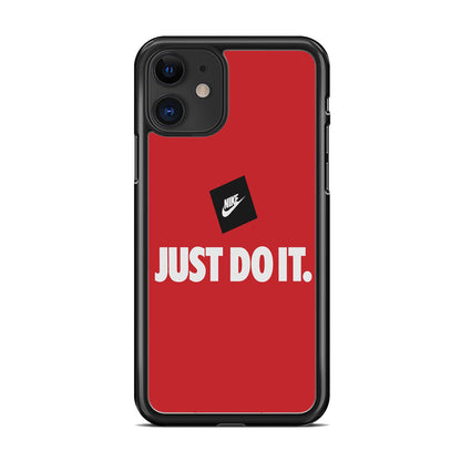 Nike Just do It Candy Red iPhone 11 Case