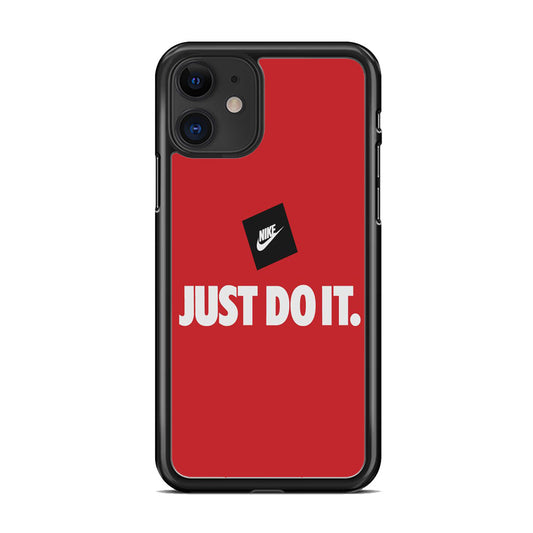 Nike Just do It Candy Red iPhone 11 Case