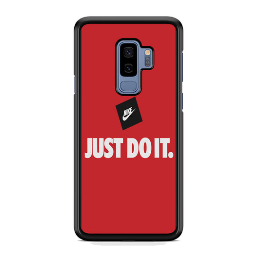 Nike Just do It Candy Red Samsung Galaxy S9 Plus Case