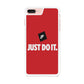 Nike Just do It Candy Red iPhone 8 Plus Case