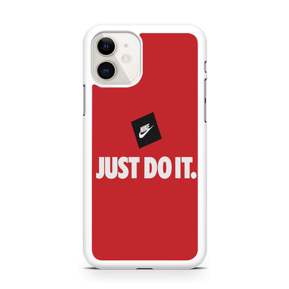 Nike Just do It Candy Red iPhone 11 Case