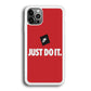 Nike Just do It Candy Red iPhone 12 Pro Case