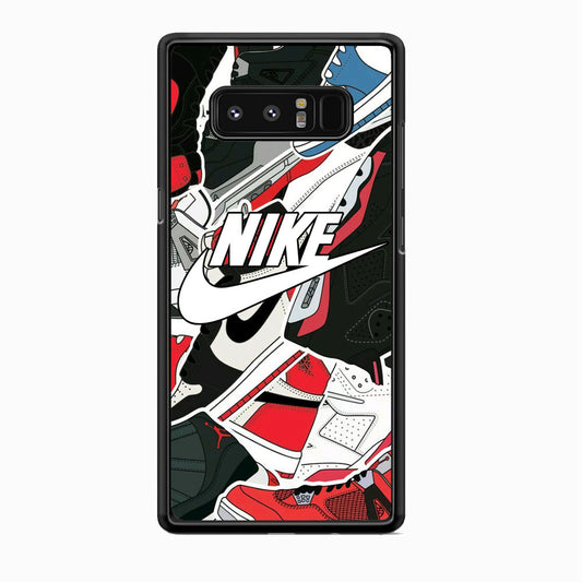 Nike Logo Shoes Samsung Galaxy Note 8 Case