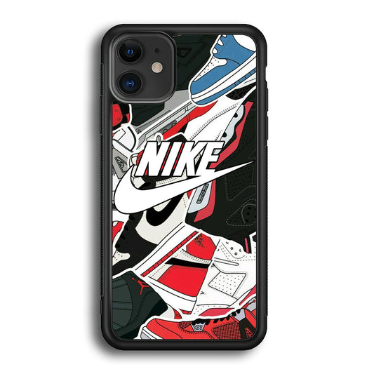 Nike Logo Shoes iPhone 12 Case