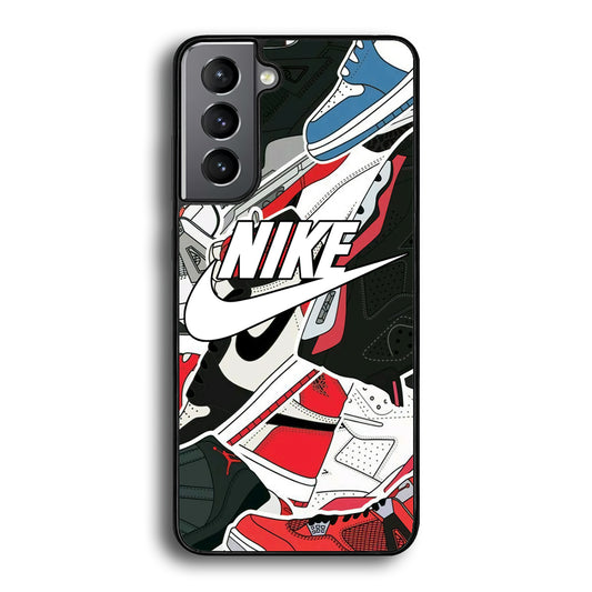 Nike Logo Shoes Samsung Galaxy S21 Case