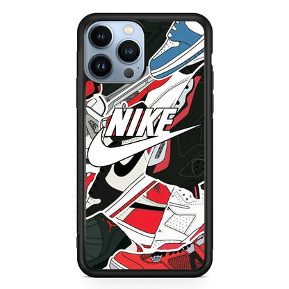 Nike Logo Shoes iPhone 13 Pro Case