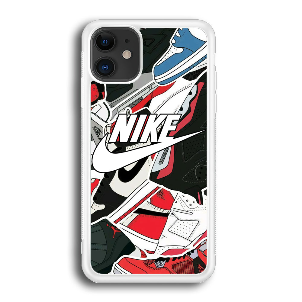 Nike Logo Shoes iPhone 12 Case