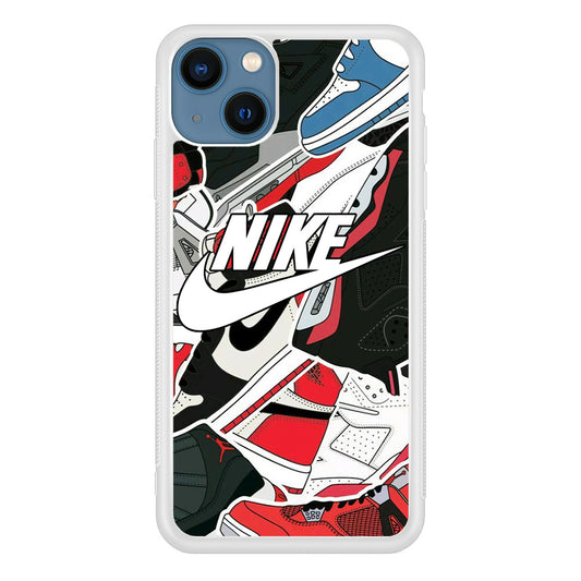 Nike Logo Shoes iPhone 13 Case
