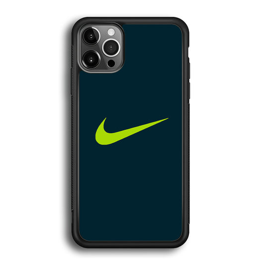 Nike Navy Green iPhone 12 Pro Case