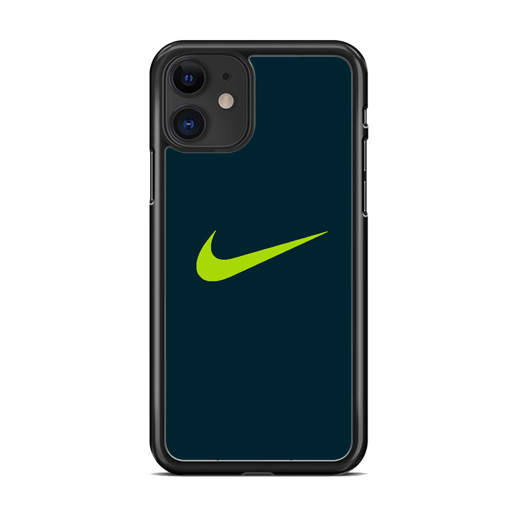 Nike Navy Green iPhone 11 Case