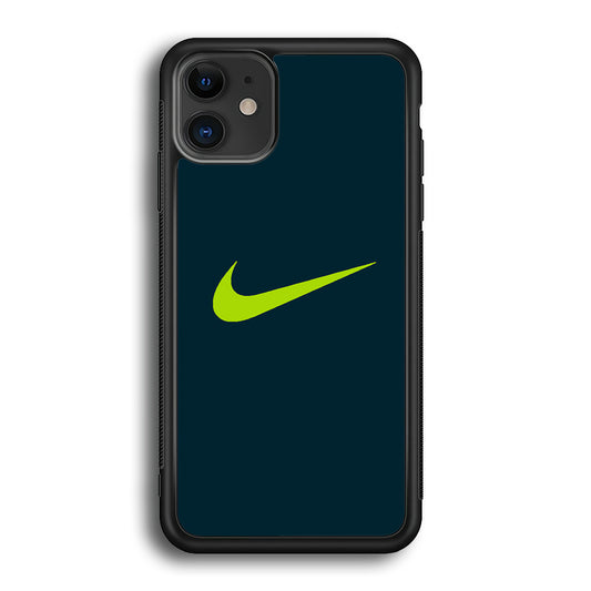 Nike Navy Green iPhone 12 Case