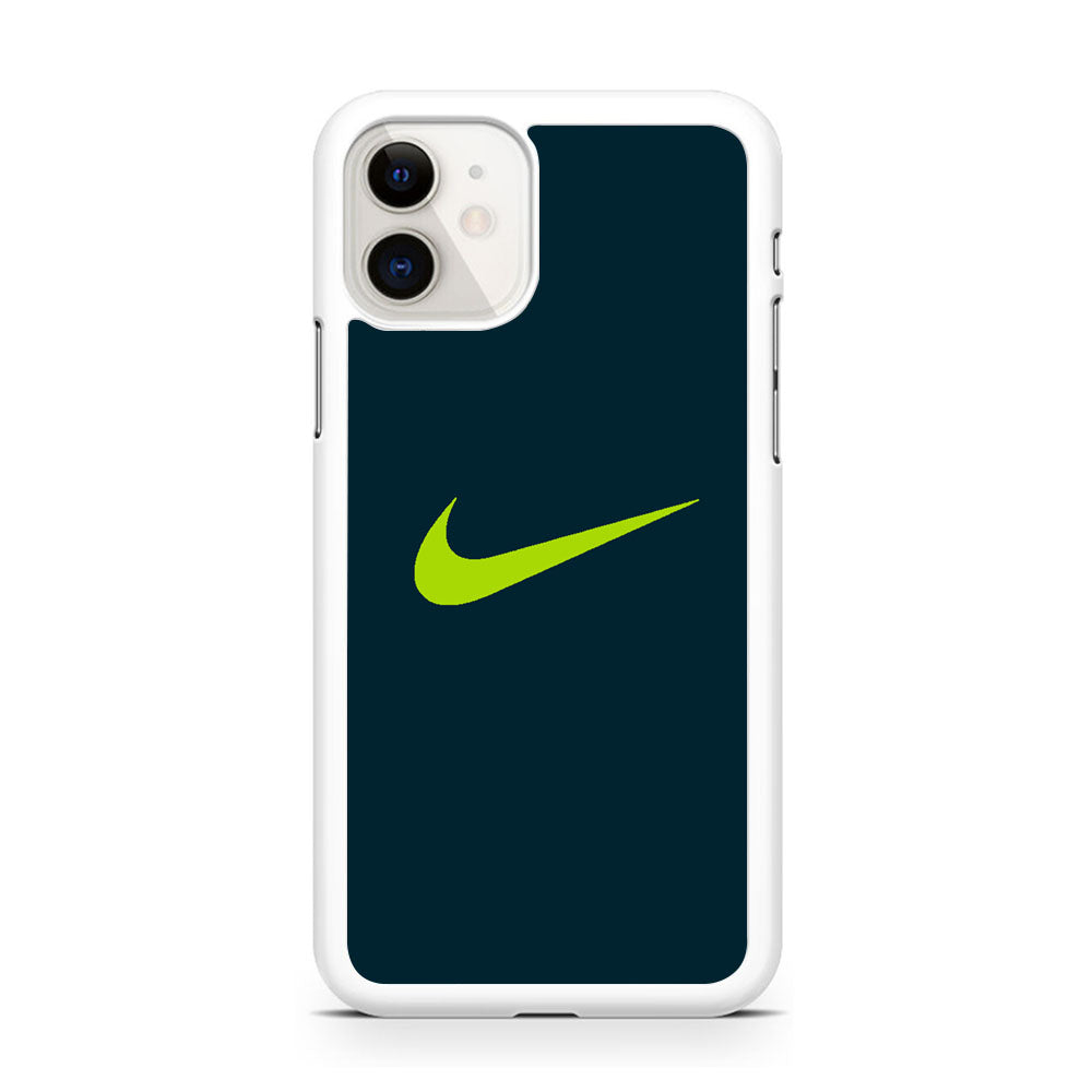 Nike Navy Green iPhone 11 Case