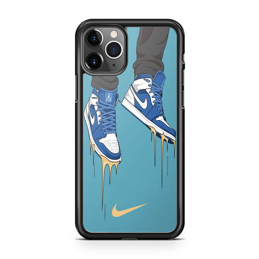 Nike Shoes Blue Outfit iPhone 11 Pro Max Case