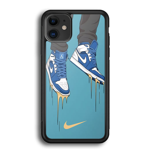 Nike Shoes Blue Outfit iPhone 12 Case