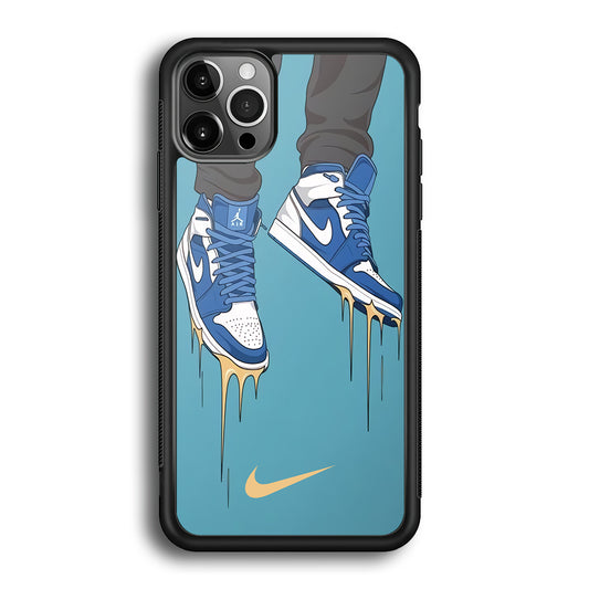 Nike Shoes Blue Outfit iPhone 12 Pro Case