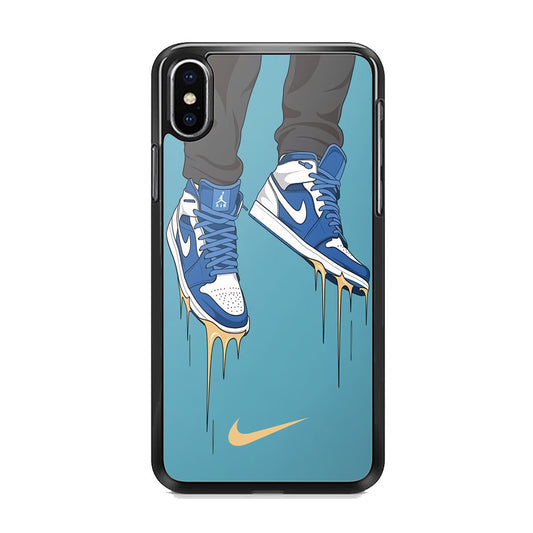 Nike Shoes Blue Outfit iPhone Xs Case