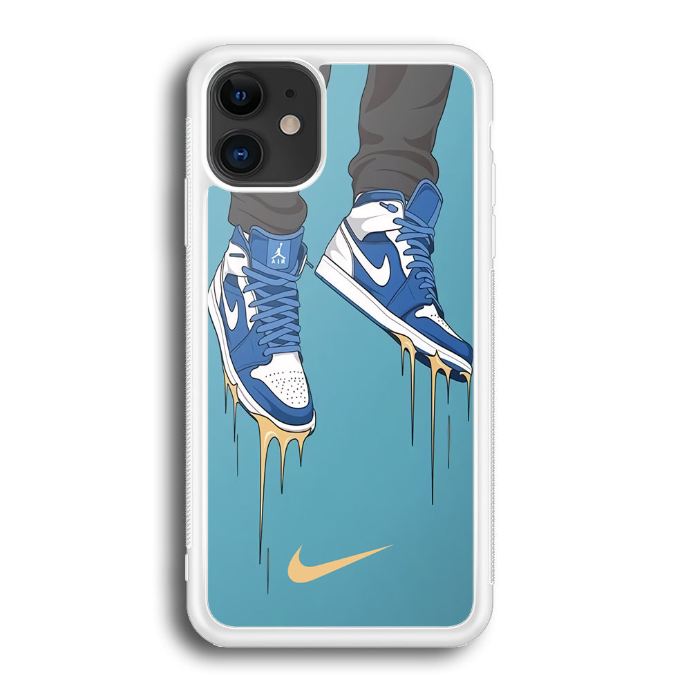 Nike Shoes Blue Outfit iPhone 12 Case