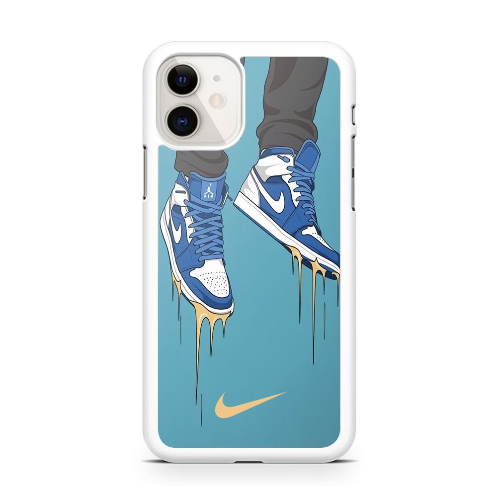 Nike Shoes Blue Outfit iPhone 11 Case