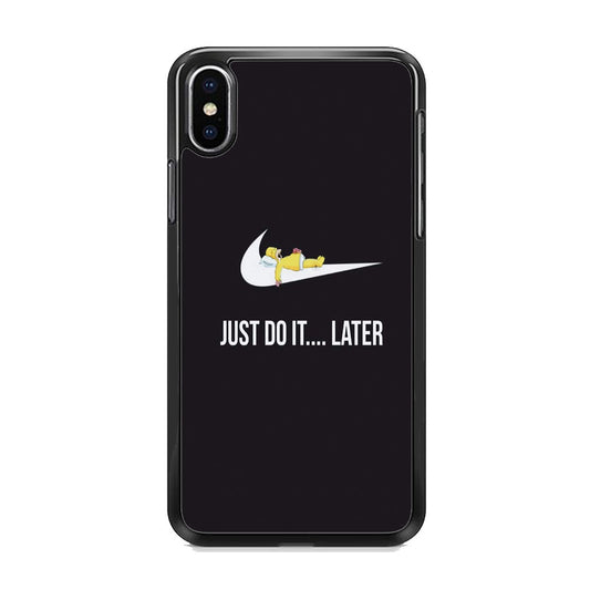 Nike Sipson Meme Lazy iPhone Xs Case
