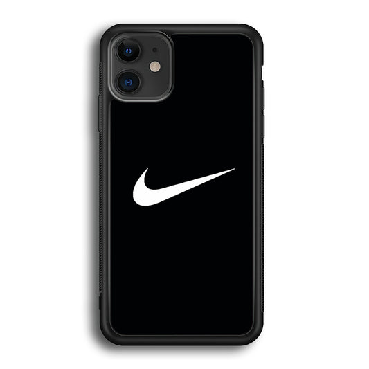 Nike White Logo iPhone 12 Case