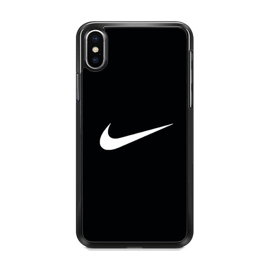 Nike White Logo iPhone Xs Case