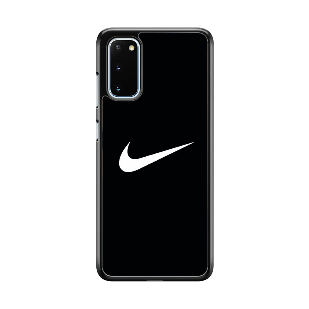 Nike White Logo Samsung Galaxy S20 Case