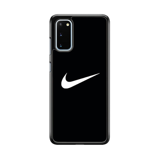 Nike White Logo Samsung Galaxy S20 Case