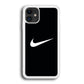 Nike White Logo iPhone 12 Case