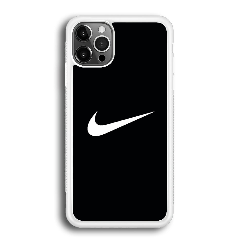 Nike White Logo iPhone 12 Pro Case