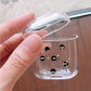No Face Soot Sprites Play With Stars Protective Clear Case Cover For Apple Airpods