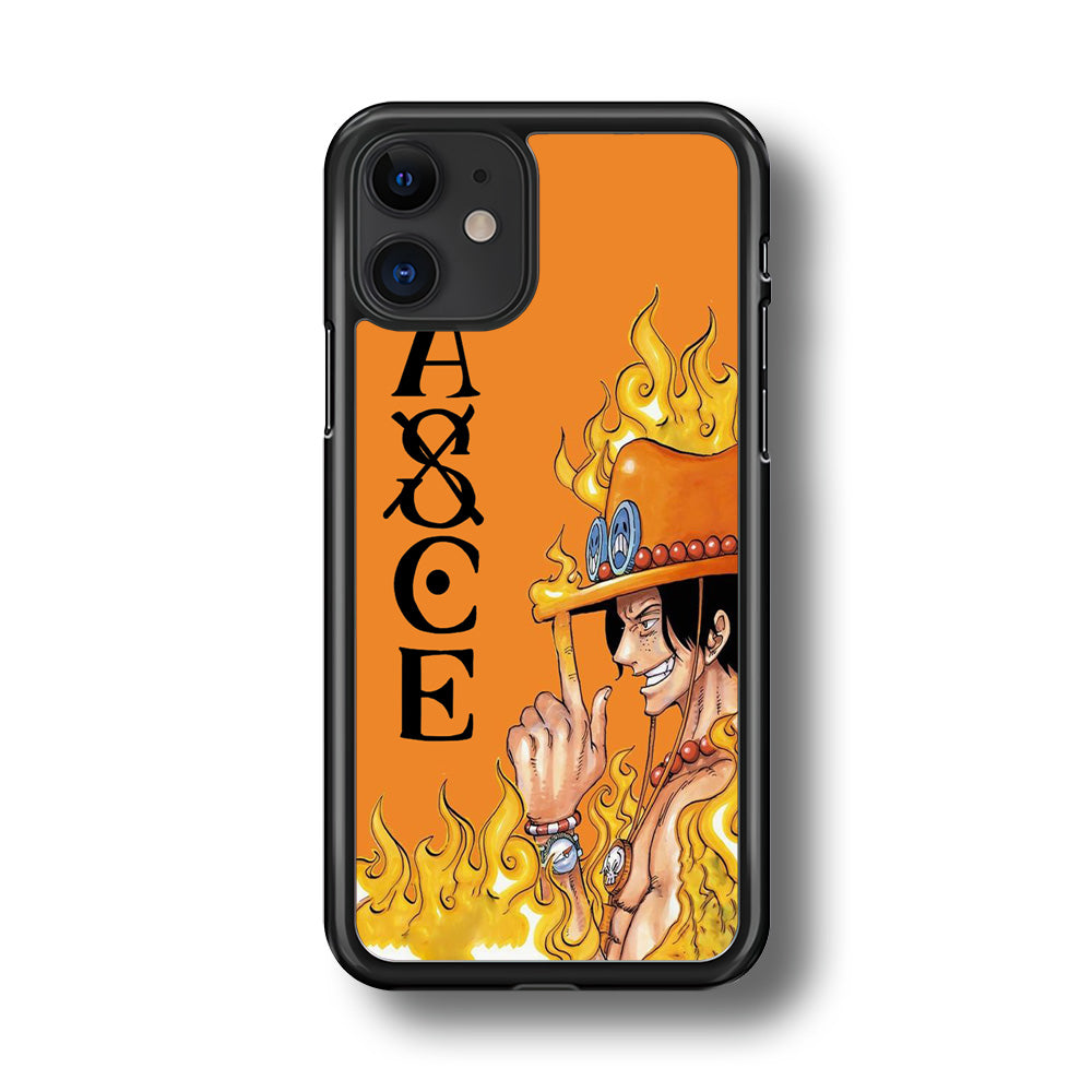 One Piece Ace Orange Tatto iPhone 11 Case