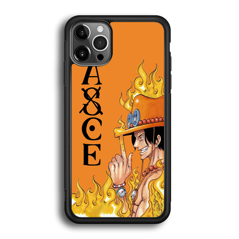 One Piece Ace Orange Tatto iPhone 12 Pro Max Case