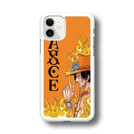 One Piece Ace Orange Tatto iPhone 11 Case