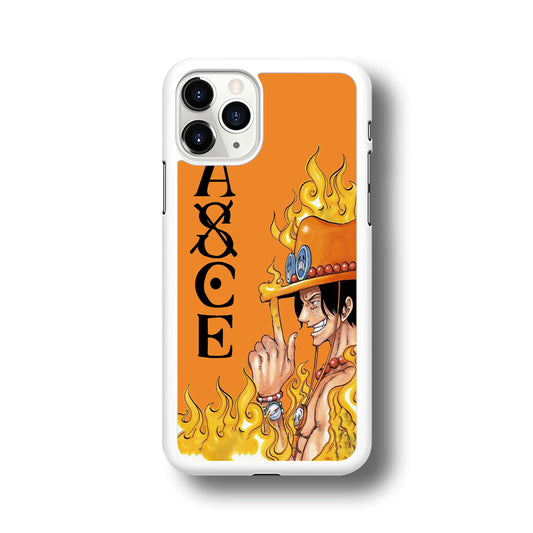 One Piece Ace Orange Tatto iPhone 11 Pro Case