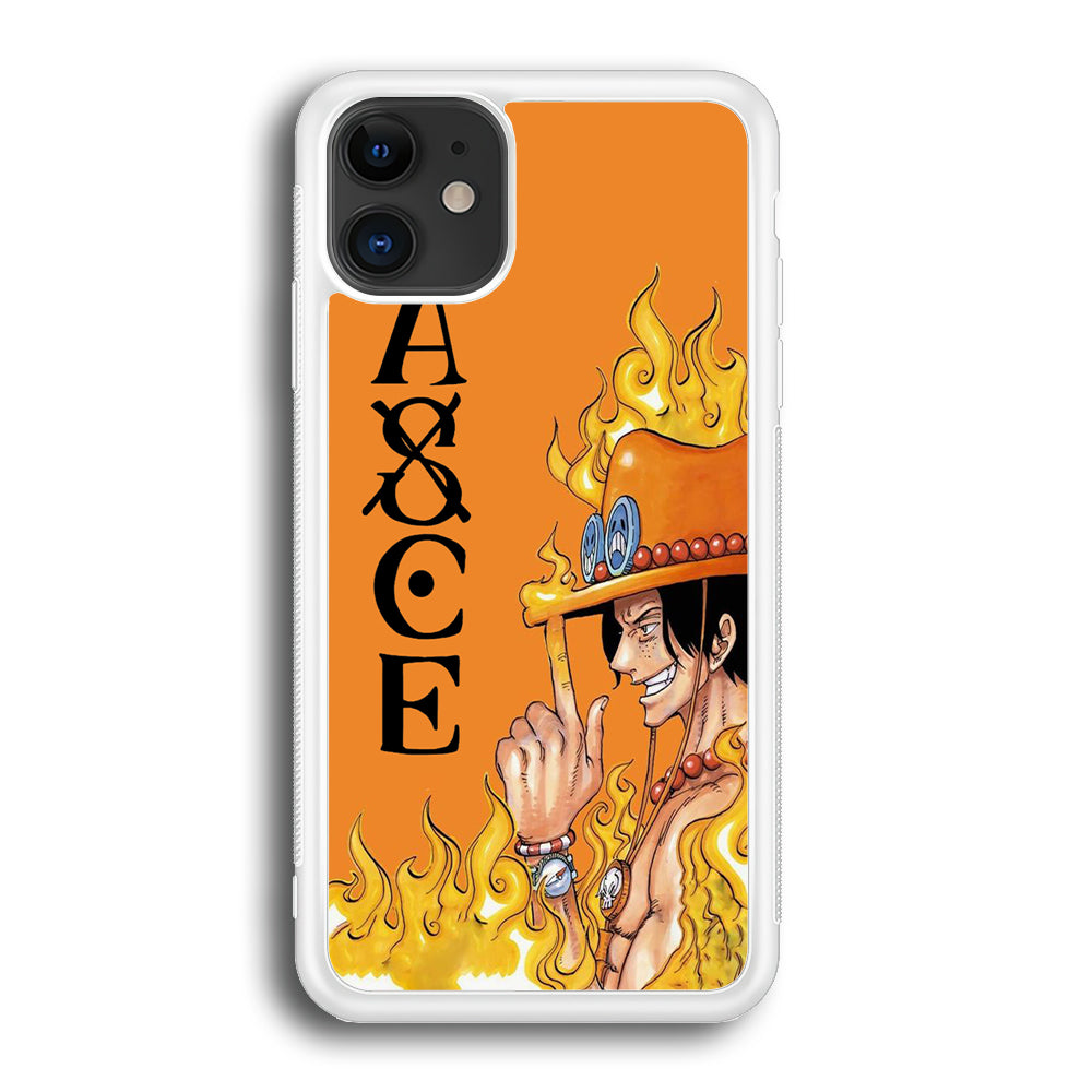 One Piece Ace Orange Tatto iPhone 12 Case