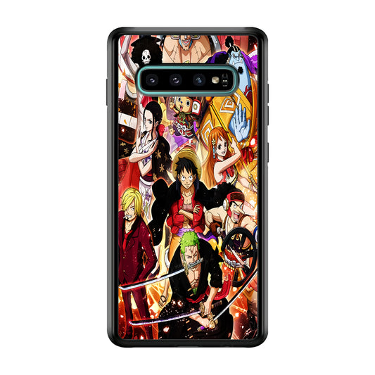 One Piece Luffy Team Samsung Galaxy S10 Plus Case