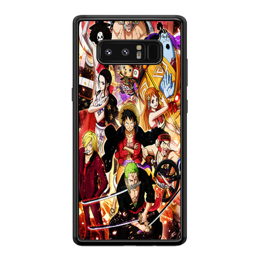 One Piece Luffy Team Samsung Galaxy Note 8 Case
