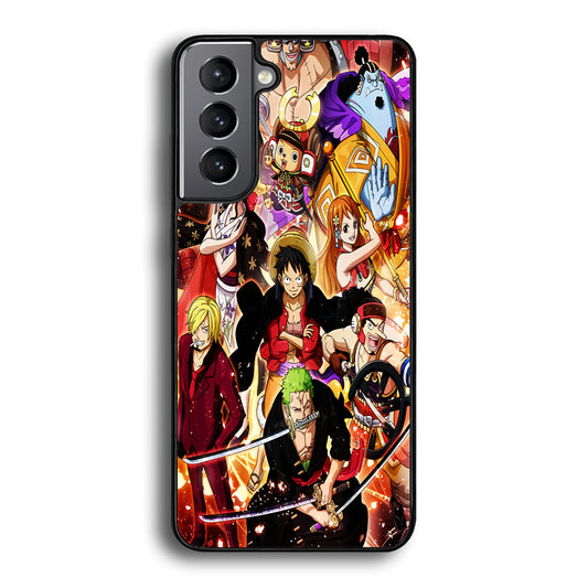 One Piece Luffy Team Samsung Galaxy S21 Plus Case