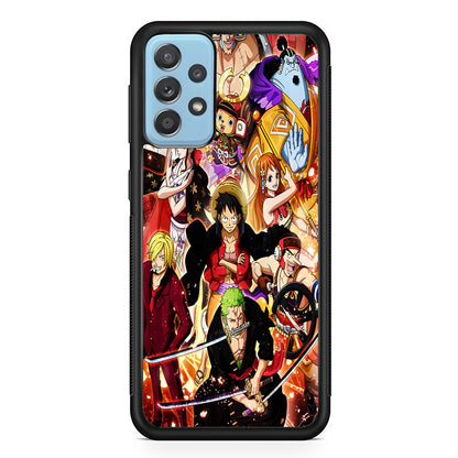 One Piece Luffy Team Samsung Galaxy A52 Case