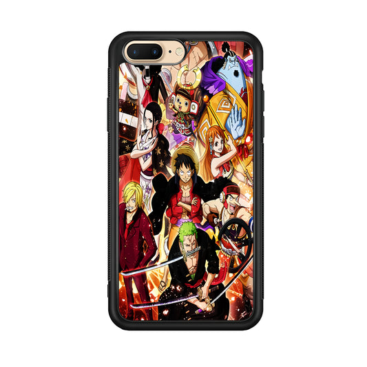 One Piece Luffy Team iPhone 8 Plus Case