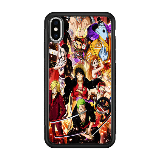 One Piece Luffy Team iPhone XS Case