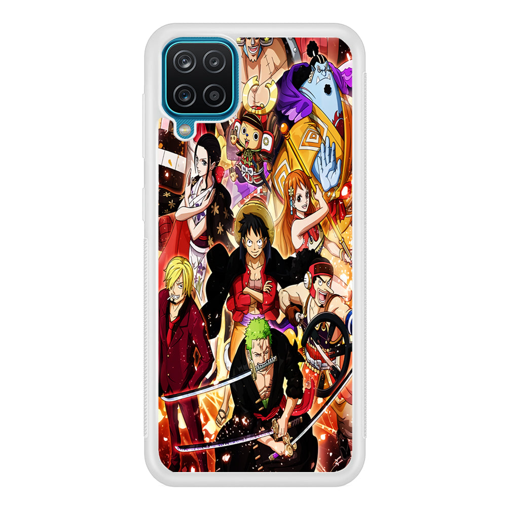 One Piece Luffy Team Samsung Galaxy A12 Case
