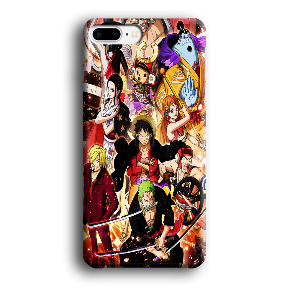 One Piece Luffy Team iPhone 8 Plus Case