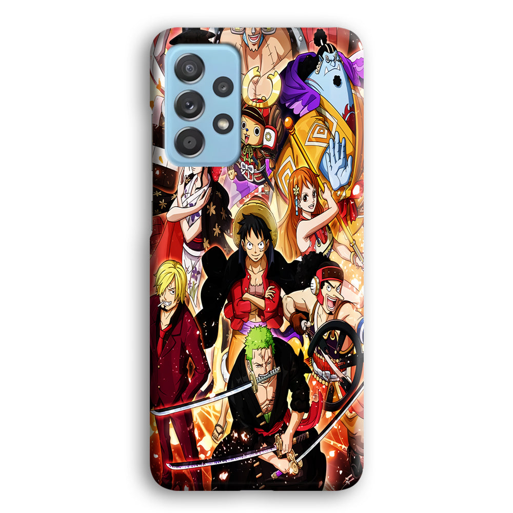 One Piece Luffy Team Samsung Galaxy A52 Case