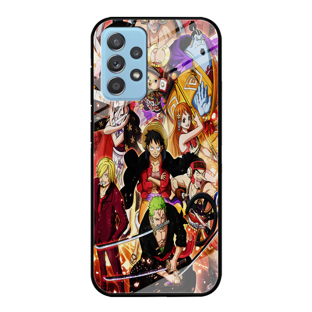 One Piece Luffy Team Samsung Galaxy A52 Case