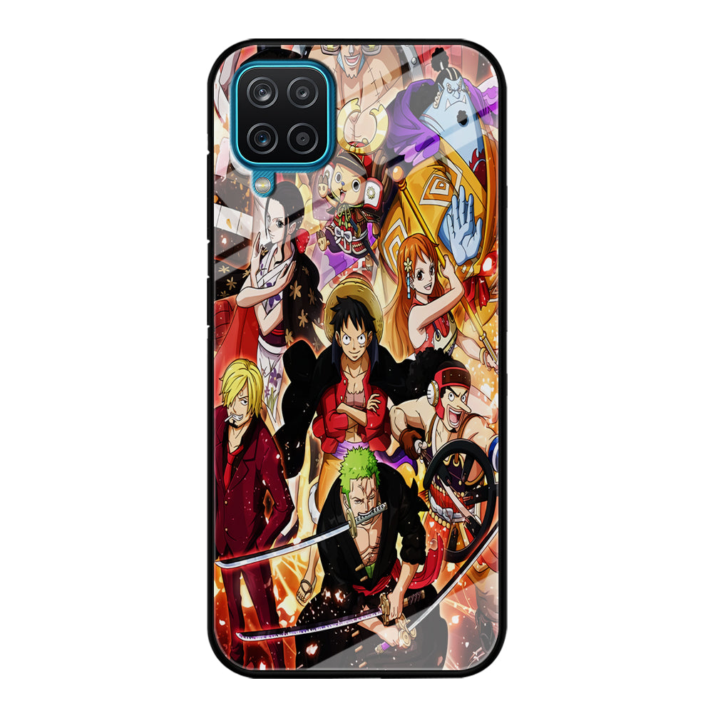 One Piece Luffy Team Samsung Galaxy A12 Case