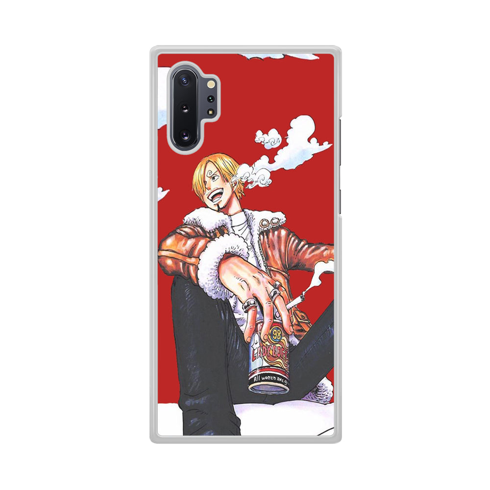 One Piece Sanji Smoker Samsung Galaxy Note 10 Plus Case